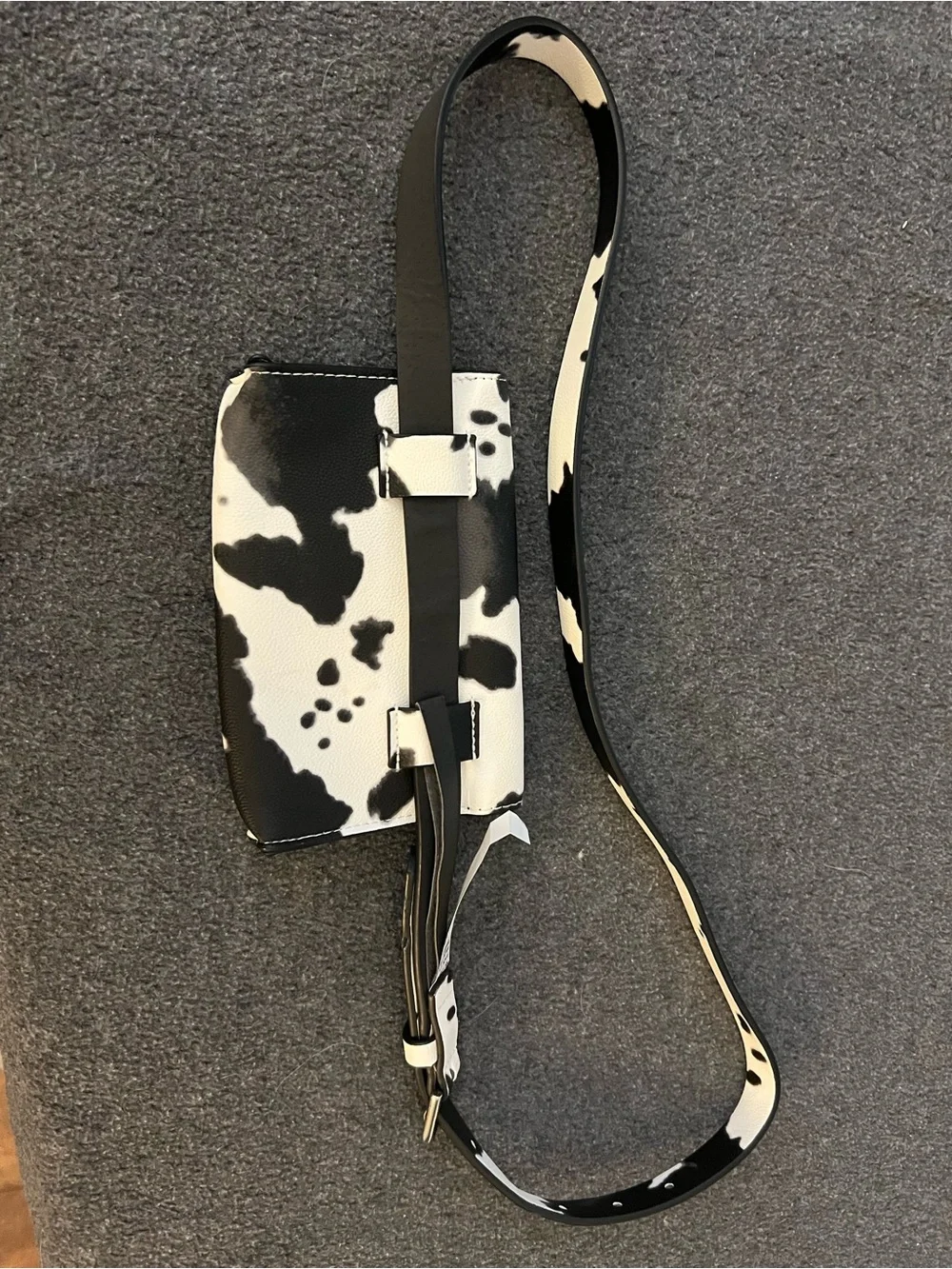 Jessica Simpson Cow Print Belt Waist Bag Sz L/XL
